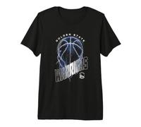 NBA Golden State Warriors Lightning Bolt Basketball Logo Premium T-Shirt