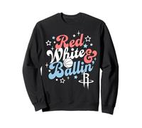 NBA Houston Rockets 4th Of July Red White & Ballin' Sweatshirt