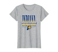 NBA Indiana Pacers Stretch T-Shirt, Women, Heather Grey, Large