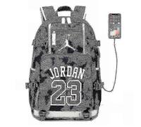 Nba Jordan Backpack Bulls Backpack Casual Travel Basketball Sports Multifunctional School Bag A Style F-u yellow