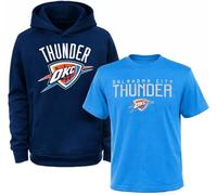 NBA Kids Youth 8-20 Team Color Performance Primary Logo Pullover Hoodie Sweatshirt & T-Shirt Combo Set