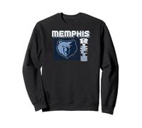 NBA - Memphis Grizzlies Scribble Square Black Sweatshirt