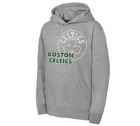 NBA Mens Boston Celtics Hoodie, Officially Licensed Hooded Sweatshirt In Pullover Fleece, Heather Grey, S EU