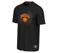 NBA Mens New York Knicks Short Sleeve Graphic Tee, Black, M EU