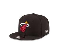 NBA Miami Heat Adult Men NBA 9Fifty Team Color Basic Snapback Cap Osfa black