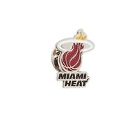 NBA Miami Heat Official Metal Crest Pin Badge (One Size) (Gold)