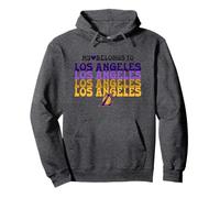NBA My Heart Belongs To Los Angeles Stack Logo Pullover Hoodie
