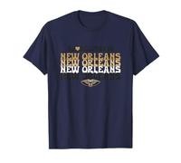 NBA My Heart Belongs to New Orleans Wave Stack T-Shirt