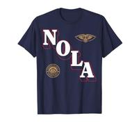 NBA New Orleans Pelicans Angled Logo T-Shirt