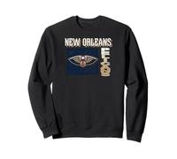 NBA - New Orleans Pelicans Scribble Square Black Sweatshirt