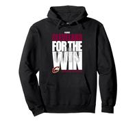 NBA Official Cleveland Cavaliers For the Win Playoffs 2025 Pullover Hoodie