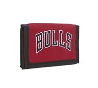 NBA Official NBA Wallet with Closure, Inner Pocket for Coins and Small Items with Zip, Ideal for Storing Banknotes and Cards, 13 x 9 x 1.5 cm, red, 13L x 3P x 8,5H