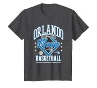 NBA Official Orlando Magic Tip Off T-Shirt, Youth, Dark Heather Grey, Medium