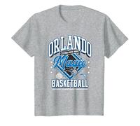 NBA Official Orlando Magic Tip Off T-Shirt, Youth, Heather Grey, Small