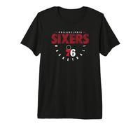 NBA Official Philadelphia 76ers Sliced Premium T-Shirt