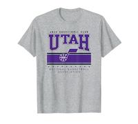 NBA Official Utah Jazz Up Top T-Shirt, Men, Heather Grey, Medium