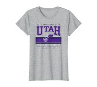 NBA Official Utah Jazz Up Top T-Shirt, Women, Heather Grey, X-Large