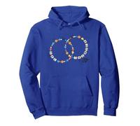NBA Oklahoma City Thunder Friendship Bracelets Pullover Hoodie, Adult Unisex, Royal Blue, X-Large