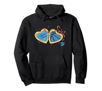 NBA Oklahoma City Thunder Valentine's Day Heart Locket Pullover Hoodie