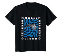 NBA Orlando Magic Retro Checkerboard Wave T-Shirt, Youth, Black, X-Small