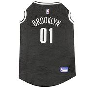 NBA PET Jersey Brooklyn NETS Basketball Dog Jersey, Small. Best Licensed Basketball Jersey for The Real Four-Legged Fan!