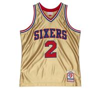 NBA Philadelphia 76ers Jersey Moses Malone Swingman 75TH 1982/83 Doré L