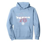 NBA Philadelphia 76ers Wave Outline Team Logo Pullover Hoodie
