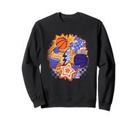NBA Phoenix Suns Psychedelic Basketball Collage Sweatshirt