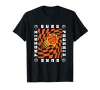 NBA Phoenix Suns Retro Checkerboard Wave T-Shirt