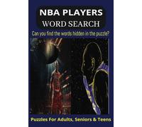 NBA Players Word Search Puzzle Book: NBA Players Word Search Puzzle Book: Celebrating Basketball Legends with Easy-to-Read Print | 6x9 Inches, 110 ... for Fans, Casual Solvers & Gift-Giving