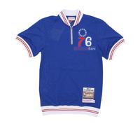 NBA Shooting Shirt 1966 Philadelphia 76ers - male - Mitchell & Ness - Polo Shirts - Blue - M - Tops M
