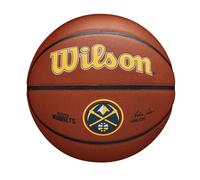 Wilson NBA Team Alliance Basketball, Featuring a Pure Feel Surface and Dual Depth Technology, With Enhanced Air Stability, Colour: Brown, Size: 7