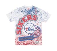 NBA Team Burst Tee Phi76e - male - Mitchell & Ness - T-Shirts - Multicolor - XL - Tops XL