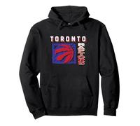 NBA - Toronto Raptors Scribble Square Black Pullover Hoodie