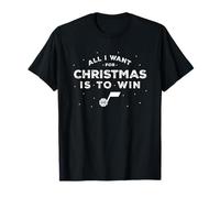 NBA Utah Jazz Christmas All I Want is to Win T-Shirt