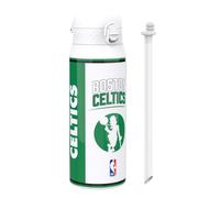 Ion8 NBA Boston Celtics Sports Thermal Water Bottle with Removable Straw, 750ml/24oz, Leak Proof Insulated Drinking Bottle, Easy to Open, Secure Lock, Dishwasher Safe, Flip Cover, Metal Bottle