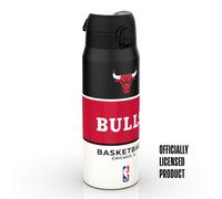 NBA x ION8, Insulated Steel Bottle, Chicago Bulls, 750ml (24oz)