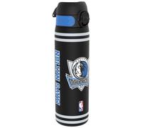 Ion8 NBA Dallas Mavericks Water Bottle, 500 ml/18 oz, Leak Proof, Easy to Open, Secure Lock, Dishwasher Safe, BPA Free, Hygienic Flip Cover, Carry Handle, Fits Cup Holders, Easy Clean, Carbon Neutral