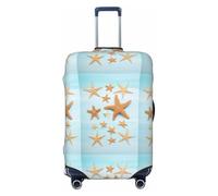 NBAGHPQ 3D Beautiful Maritime Summer Print Double Sided Elastic Protection Universal Suitcase Cover Unique Luggage Protector
