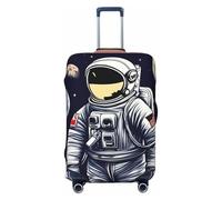 NBAGHPQ Astronaut on The Moon 1 Print Double Sided Elastic Protection Universal Suitcase Cover Unique Luggage Protector