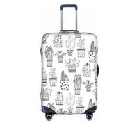 NBAGHPQ Cactus Plants Print Universal Stylish Suitcase Cover Elastic Washable Anti Scratch Luggage Protector