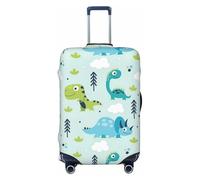 NBAGHPQ Dinosaur Pattern Print Double Sided Elastic Protection Universal Suitcase Cover Unique Luggage Protector