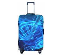 NBAGHPQ DNA Chain Photo Print Universal Stylish Suitcase Cover Elastic Washable Anti Scratch Luggage Protector
