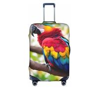 NBAGHPQ Fantastic Parrot Feather 1 Print Universal Stylish Suitcase Cover Elastic Washable Anti Scratch Luggage Protector