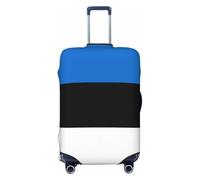 NBAGHPQ Flag of Estonia Print Double Sided Elastic Protection Universal Suitcase Cover Unique Luggage Protector