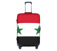 NBAGHPQ Flag of The Syrian Arab Republic Print Universal Stylish Suitcase Cover Elastic Washable Anti Scratch Luggage Protector