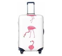 NBAGHPQ Flamingos on White Print Double Sided Elastic Protection Universal Suitcase Cover Unique Luggage Protector