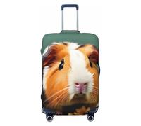 NBAGHPQ Flower Guinea Pig Print Double Sided Elastic Protection Universal Suitcase Cover Unique Luggage Protector