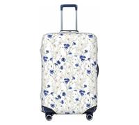 NBAGHPQ Flowers and Cornflowers Daisies Print Double Sided Elastic Protection Universal Suitcase Cover Unique Luggage Protector