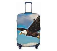 NBAGHPQ Flying Eagle Print Double Sided Elastic Protection Universal Suitcase Cover Unique Luggage Protector